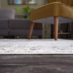 The Rugs Montana Grey Cream Oriental Area Rug And Runner Soft Durable Pet Friendly Easy To Clean Living Room Bedroom 4050 - thumbnail 6