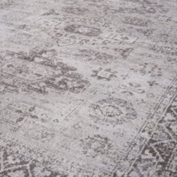 The Rugs Montana Grey Cream Oriental Area Rug And Runner Soft Durable Pet Friendly Easy To Clean Living Room Bedroom 4050 - thumbnail 4