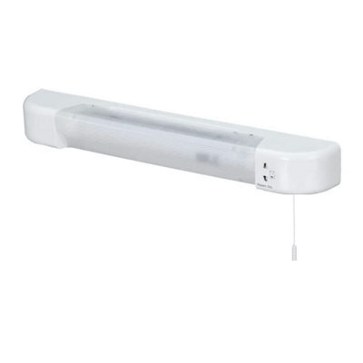 First Choice Lighting Rise - White Bathroom Shaver Light - image 1