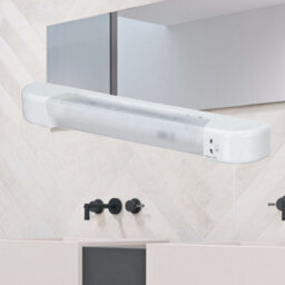 First Choice Lighting Rise - White Bathroom Shaver Light - thumbnail 4