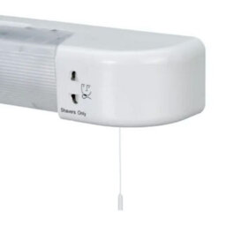 First Choice Lighting Rise - White Bathroom Shaver Light - thumbnail 2