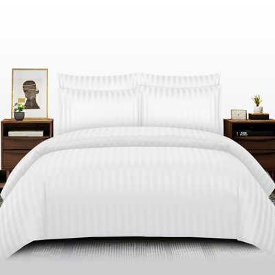 Pamposh Luxury Pack Of 2 Reversible King Size Duvet Cover Sets With Zipper Fastening, Corner Ties & Matching Pillowcase Soft Microfiber - image 1