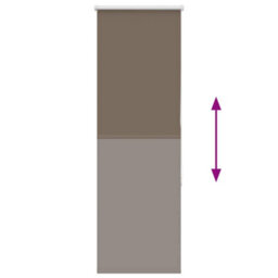 Berkfield Roller Blind Blackout Coffee 50X150 Cm Fabric Width 45.7 Cm Polyester - thumbnail 5