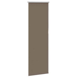 Berkfield Roller Blind Blackout Coffee 50X150 Cm Fabric Width 45.7 Cm Polyester - thumbnail 3