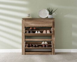 Gfw Canyon Oak Shoe Cabinet 3D Oak Foil - thumbnail 2