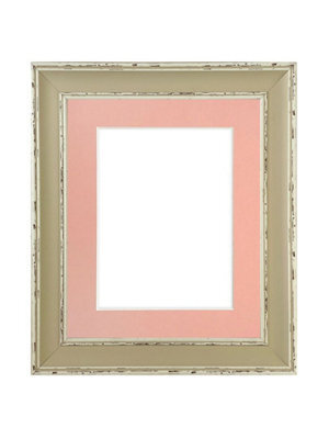 Frames By Post Scandi Clay Frame With Pink Mount For Image Size A2 - image 1