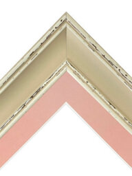 Frames By Post Scandi Clay Frame With Pink Mount For Image Size A2 - thumbnail 5