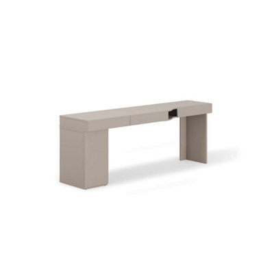 Arte Woow Desk With Storage Container 211Cm Left Door - Family Desk With Effortless Organisation - image 1