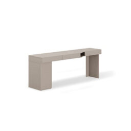 Arte Woow Desk With Storage Container 211Cm Left Door - Family Desk With Effortless Organisation - thumbnail 1