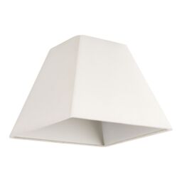 GoodHome Qarnay Cream Fabric Dyed Pyramid Light Shade (D)30Cm - thumbnail 7