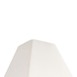 GoodHome Qarnay Cream Fabric Dyed Pyramid Light Shade (D)30Cm - thumbnail 8