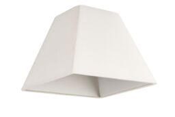 GoodHome Qarnay Cream Fabric Dyed Pyramid Light Shade (D)30Cm - thumbnail 2