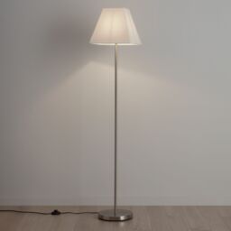 GoodHome Qarnay Cream Fabric Dyed Pyramid Light Shade (D)30Cm - thumbnail 5