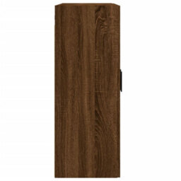 Berkfield Wall Mounted Cabinet Brown Oak 69.5X34X90 Cm Engineered Wood - thumbnail 8
