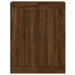Berkfield Wall Mounted Cabinet Brown Oak 69.5X34X90 Cm Engineered Wood - thumbnail 7