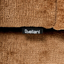 Beliani Swivel Armchair Aylo Chenille Golden Brown - thumbnail 8