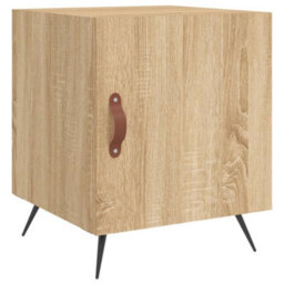 Berkfield Bedside Cabinet Sonoma Oak 40X40X50 Cm Engineered Wood - thumbnail 2
