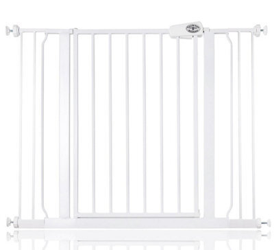 Bettacare Easy Fit Pressure Dog Gate, 100.8Cm - 108.8Cm, White, Pressure Fit Pet Gate For Dog And Puppy, Pet And Dog Barrier - image 1
