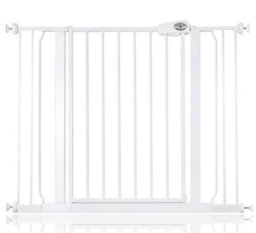 Bettacare Easy Fit Pressure Dog Gate, 100.8Cm - 108.8Cm, White, Pressure Fit Pet Gate For Dog And Puppy, Pet And Dog Barrier - thumbnail 1