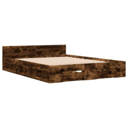 Walplus Modern Engineered Wood Bed Frame With Storage Drawers And Plywood Slatted Base - thumbnail 3