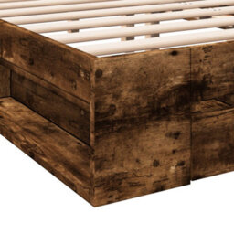 Walplus Modern Engineered Wood Bed Frame With Storage Drawers And Plywood Slatted Base - thumbnail 8