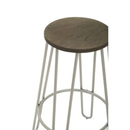Orsina Silver Finish Metal Bar Stool, Hairpin Stool For Kitchen Counter, Versatile Breakfast Stool For Home - thumbnail 3