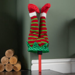 Samuel Alexander 55Cm Battery Operated Soft Animated Elf Kicking Legs Christmas Decoration - thumbnail 1