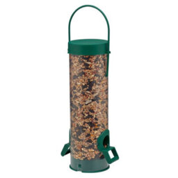 Garden Gear Happy Beaks 2 Port Bird Feeder Hanging Feeding Station For Seed Mix - thumbnail 2