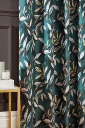 Sundour Madrid - 100% Blackout Thermal Self-Lined Curtains - Eyelet - 100% Polyester (Bottle Green, Filled Cover - 18'' X 18'' (Single)) - thumbnail 3