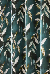 Sundour Madrid - 100% Blackout Thermal Self-Lined Curtains - Eyelet - 100% Polyester (Bottle Green, Filled Cover - 18'' X 18'' (Single)) - thumbnail 4