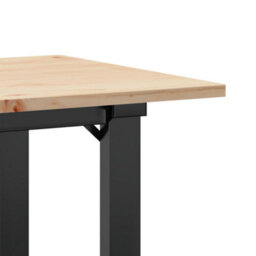 Walplus Coffee Table O-Frame 90X40X45 Cm Solid Wood Pine And Steel - thumbnail 7