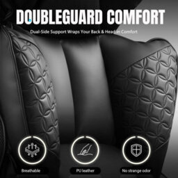 Comhoma Office Chair High Back Pu Leather Executive Desk Chair With Footrest, Ergonomic Big Swivel Reclining Computer Chairs - thumbnail 5