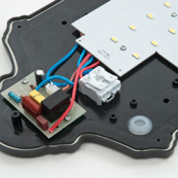 Traditional Ip44 Wall Lantern Light With Pir - 7W Cool White Led - Matt Black - thumbnail 4