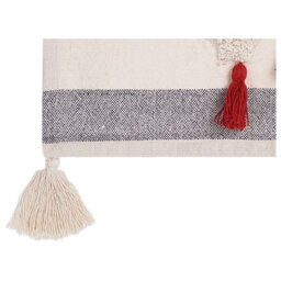 Beliani Blanket Namtar Cotton 125 X 150 Cm White - thumbnail 4