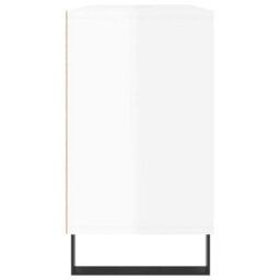 Berkfield Bathroom Cabinet High Gloss White 80X33X60 Cm Engineered Wood - thumbnail 7
