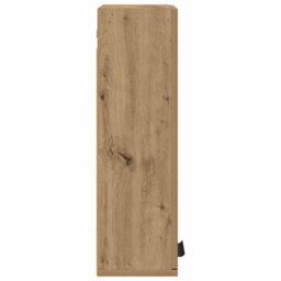 Berkfield Classic Wall-Mounted Bathroom Cabinet Artisan Oak 32X20X67 Cm - thumbnail 5