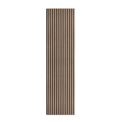MonsterShop Acoustic Slat Wall Panels - Light Walnut - image 1
