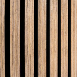 MonsterShop Acoustic Slat Wall Panels - Light Walnut - thumbnail 4