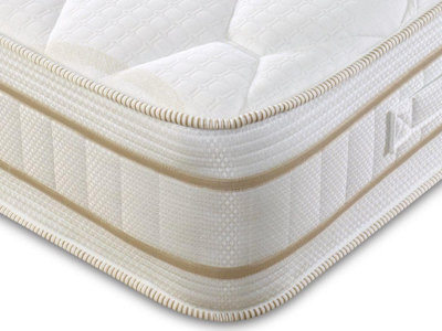 Divan Base Direct Shire Solaris Musca Calipso 1500 Pocket Sprung Mattress 4Ft Small Double - image 1