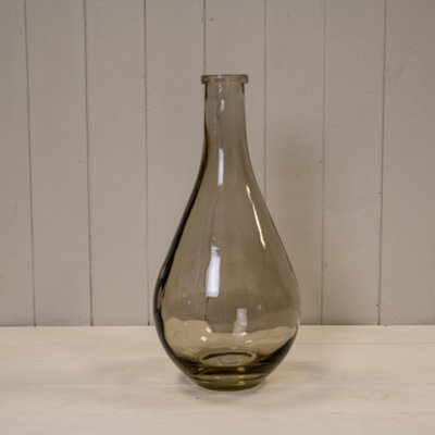 Four Candle Satchville Smokey Brown Tall Bud Vase - image 1