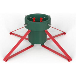 Vivo Red/green Real Christmas Tree Stand Base Holder Trees Up To 2.3M Tall 12Cm Trunk 2L Water