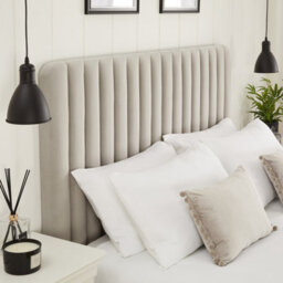 The Furniture Market Savoy Fluted 5Ft King Size Storage Ottoman Bed Grey Velvet Fabric - thumbnail 6