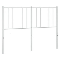 Berkfield Metal Headboard White 135 Cm - thumbnail 2