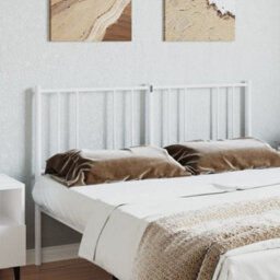 Berkfield Metal Headboard White 135 Cm - thumbnail 3