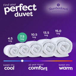 Slumberdown Cool Summer Nights King 7.5 Tog Duvet - thumbnail 9