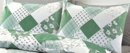 Kampala Hill Eloise Green Duvet Cover Set Double Bedding Set - thumbnail 3