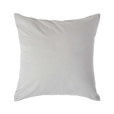 Homescapes Silver Grey Continental Egyptian Cotton Pillowcase 200 Tc, 40 X 40 Cm - image 1