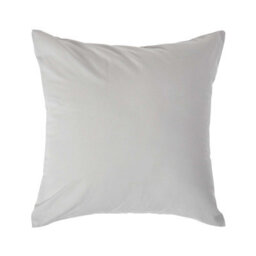 Homescapes Silver Grey Continental Egyptian Cotton Pillowcase 200 Tc, 40 X 40 Cm
