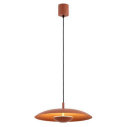 Luminosa Lighting Luminosa Bolton Led Dome Pendant Ceiling Light Terracotta, 2170Lm, 3000K