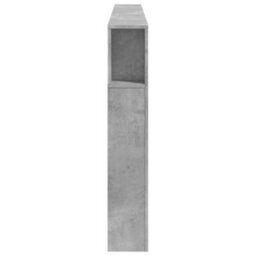 Berkfield Led Headboard Concrete Grey 220X18.5X103.5 Cm Engineered Wood - thumbnail 7